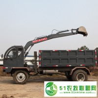 山東貴和四不像隨車挖 輪式隨車挖掘機(jī) 農(nóng)用挖沙廠家**可定制