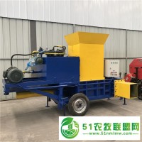 山東臥式秸稈壓塊裝袋機(jī) 雙桿液壓裝袋機(jī)價格