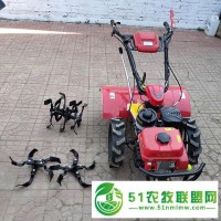四驅后旋松土微耕機柴油開溝微耕機農用小型手扶旋耕機