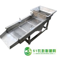 定做雙網(wǎng)食品振動篩選機 直線式不銹鋼振動篩 大小物料篩選機價格