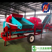 山東奧華全自動大型花生摘果機自動裝袋農用花生秧果分離機