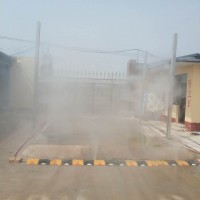 豪華防凍版車輛消毒通道廠家專賣 養(yǎng)豬場(chǎng)車輛消毒防疫噴霧通道