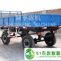 定做各種農(nóng)用拖拉機(jī)掛斗 自卸后翻拖車 牽引掛車