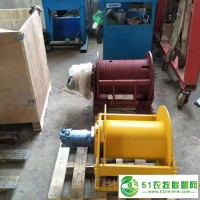 匯科機電供應的單卷筒3噸卷揚機配置五星液壓馬達行星減速器