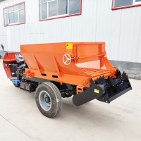 1.5方農(nóng)用三輪車自走式撒肥車 大棚撒糞機器
