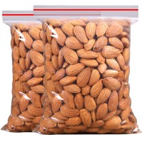 巴旦木仁500g原味生熟大杏仁片去殼巴坦木堅果烘焙扁桃仁整箱批發(fā)