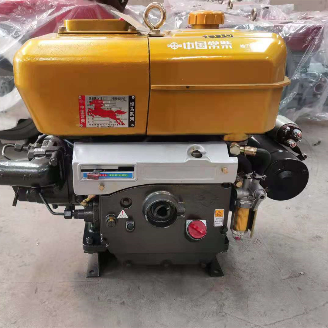 H16型柴油機(jī)，配套輪寬1米全液壓壓路機(jī)2-3噸履帶車 (3
