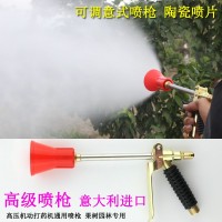 打藥機噴槍 高壓噴霧槍果樹園林意大利可調霧化手壓槍水槍農用