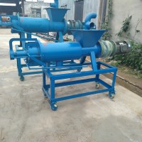雞糞鴨糞干濕分離機 糞便固液分離設(shè)備 紙漿螺旋擠壓干濕分離機