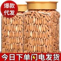 巴西松子罐裝500g零食 薄殼易剝原味松子休閑美味 手剝松子堅果