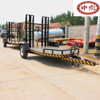 平板車 3噸水稻收割機拖車 液壓爬梯升降拖車 拖拉機托盤車