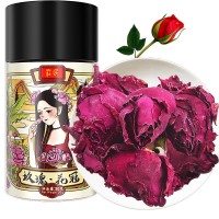 莊民 平陰玫瑰花茶 玫瑰花冠大朵型優(yōu)選好貨墨紅玫瑰 花茶批發(fā)