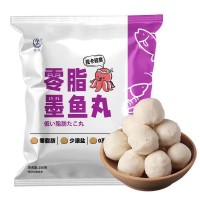 零脂肪墨魚(yú)丸健身輕食代餐減低脂卡零食好物懶人宵夜吃飽腹食品