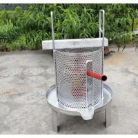壓蠟機(jī)304不銹鋼網(wǎng)孔榨蜜機(jī) 小型壓榨機(jī)家用榨中蜂蜜榨汁機(jī)壓糖機(jī)