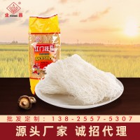 廠家批發(fā)業(yè)昌江門(mén)排粉袋裝400g廣東湯粉炒米粉細(xì)米線速食米粉