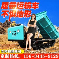 小型履帶運輸車 農(nóng)用全地形爬山虎爬坡王 山地果園自卸式搬運車