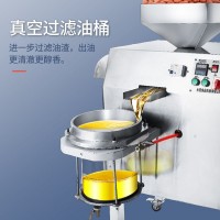YG60花生菜籽壓榨機(jī) 全自動(dòng)商用榨油機(jī) 不銹鋼智能控溫螺旋榨油機(jī)