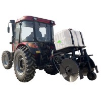 雙鋸片水泥路面切割機 拖拉機帶管道開槽機 牽引式皮帶傳動切縫機