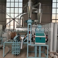 鑫浩達全新雙羅面粉機 對輥式磨面機雜糧磨粉設備