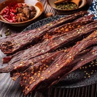 廠家直供 500g風(fēng)干鴨肉五香、香辣味、麻辣味休閑零食手撕鴨肉干
