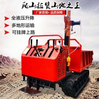 農(nóng)用果園履帶運輸車山地全地形爬山虎液壓自卸小型履帶運輸車