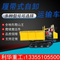 小型農(nóng)用柴油全地形果園自卸車履帶運輸車農(nóng)用爬山虎四不像拖拉機