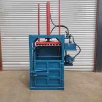 小型廢紙邊壓包機 中草藥蓮蓬殼壓縮捆扎機 立式單缸液壓打包機