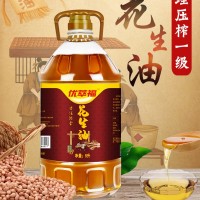 古法濃香壓榨花生油，5升家庭裝