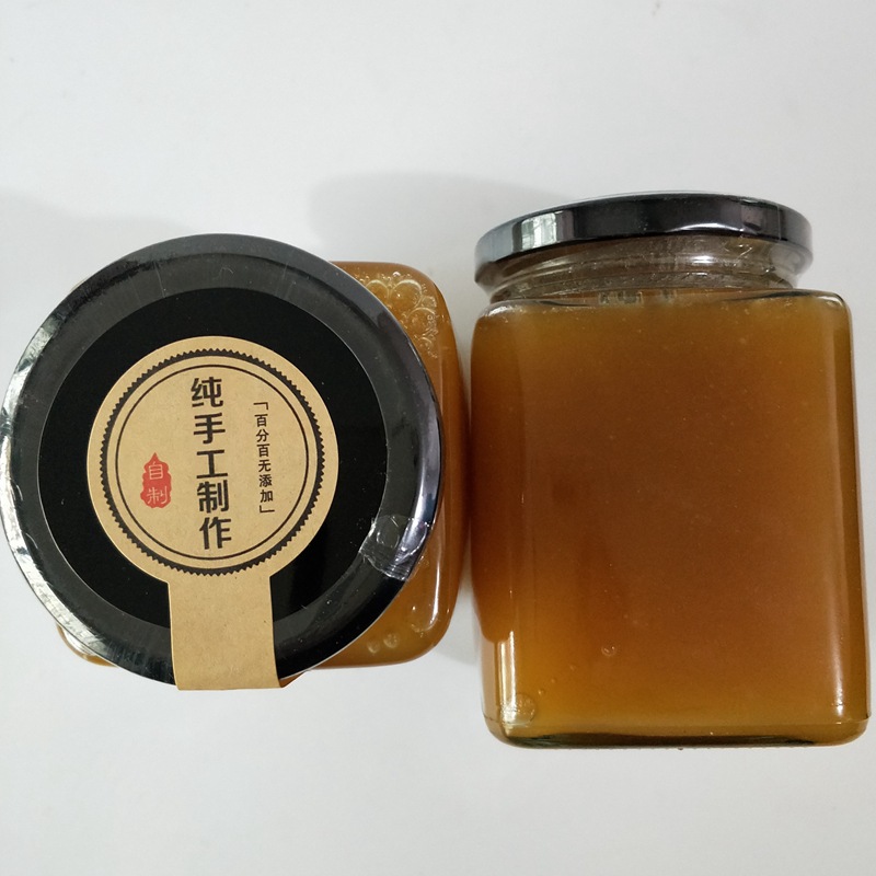 玻璃瓶木桶蜜包裝4