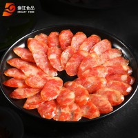 癲狂 臘腸廣味香腸即食四川麻辣香腸廣式香腸烤腸7分瘦500g袋裝