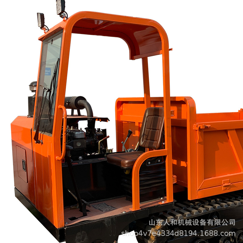 小型履帶運(yùn)輸車山地工程農(nóng)用果園虎濕地水田爬山虎手扶