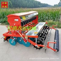 小麥播種機雙排線無極變速小麥水稻播種機四輪車配套六行精播種機