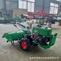 兩輪四驅(qū)后旋微耕機(jī) 柴油動(dòng)力自走式旋耕機(jī) 紅薯烤煙種植開(kāi)溝機(jī)
