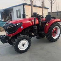 萬年紅504拖拉機力王504小 泰山四輪田園管理耙田機拖拉機