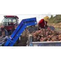 拖拉機(jī)后置薯類收獲設(shè)備履帶式土豆紅薯收獲機(jī)地下農(nóng)作物挖掘機(jī)