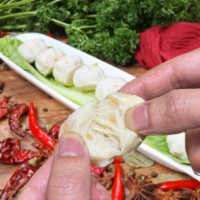 潮實潮汕特產(chǎn)蝦丸 麻辣燙 燒烤 打邊爐 關東煮食材 易煮 冷凍批發(fā)