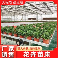 【花卉苗床】大棚盆景栽培移動(dòng)潮汐式金屬鐵絲網(wǎng)大棚溫室花卉苗床