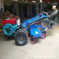 座駕式旱田旋地耕種兩驅拖拉機 大棚用培土深耕18馬力手扶耕種機