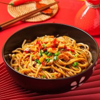 廠家現(xiàn)貨批發(fā) 應(yīng)急儲備桂林方便濕米粉干撈鹵菜粉無肉素盒裝262克
