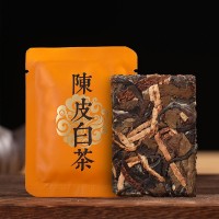 一斤批發(fā)陳皮白茶福鼎白茶福建高山老白茶貢眉壽眉茶葉一片 一泡裝