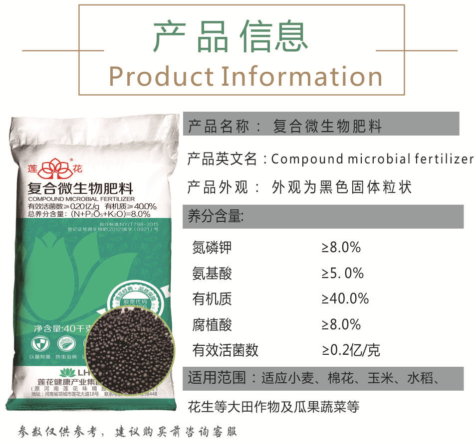 復(fù)合微生物菌肥信息