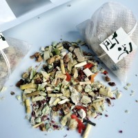 竹蔗茅根茶袋泡茶 竹甘蔗雪梨茅根飲 百合葛根無(wú)花果茶10克*10包