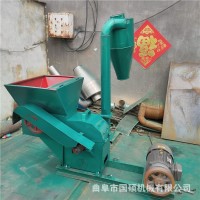 養(yǎng)羊多用途鍘草磨糠機 小型玉米秸稈鍘草機 花生秧飼料粉碎機