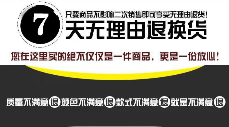 7天無理由退換貨