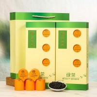 明前炒青綠茶碧螺春茶葉禮盒裝花果香聚天禾濃香型新綠茶罐裝批發(fā)