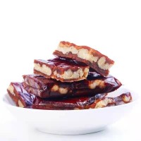 批發(fā)棗仁派紅棗夾核桃仁夾心大棗糕干果棗泥派新疆特產(chǎn)干貨零食