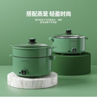 邁卡羅 電火鍋電煮鍋多用途鍋家用多功能電鍋 MC-HG339（無蒸籠）