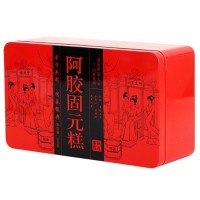 東阿即食阿膠糕固元膏廠家批發(fā)驢皮熬制阿膠塊片500克鐵盒裝阿膠