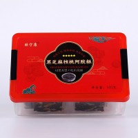 東阿縣阿膠固元糕即食糕ejiao固元膏 糕 大包裝黑芝麻核桃阿膠糕