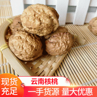 廠家批發(fā)500克裝云南核桃 原味薄殼紙皮核桃 零食堅果薄皮核桃